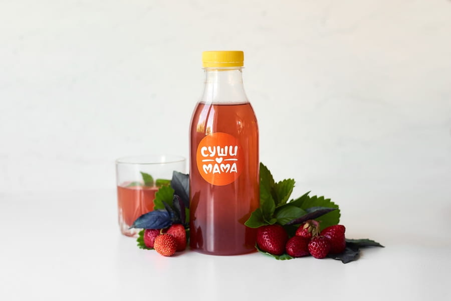 Морс "Клубника базилик"