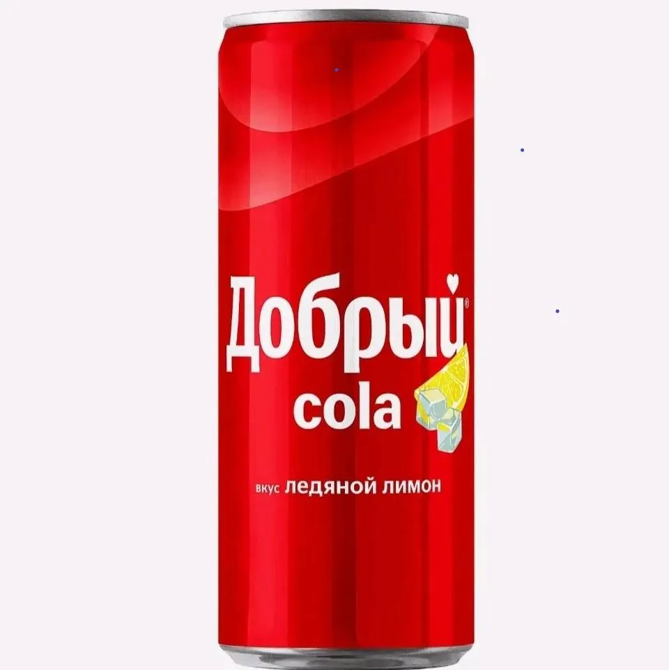 Добрый Cola, вкус ледяной лимон, 330 жб