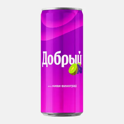 Добрый Cola, вкус киви-виноград, 330 жб